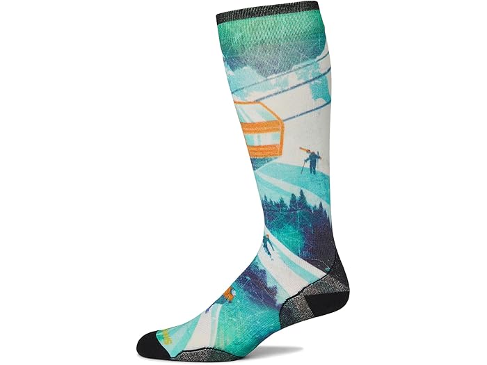 楽天ジェットラグ楽天市場店（取寄） スマートウール メンズ スキー ゼロ クッション スキー デイ プリント オーバー ザ カーフ Smartwool men Ski Zero Cushion Ski Day Print Over the Calf Capri