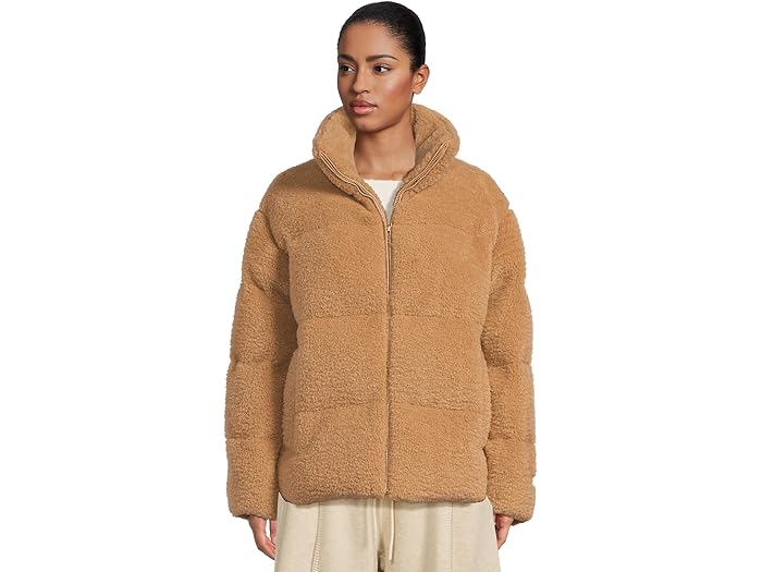 (取寄) アグ レディース アグフラフ パファー ジャケット UGG women Emmalyn Uggfluff Puffer Jacket Camel