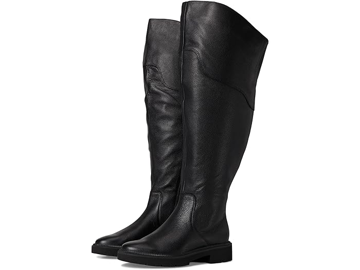 楽天ジェットラグ楽天市場店（取寄） ナチュラライザー レディース スカーレット エクストラ ワイド カーフ オーバー ザ ニー ブーツ Naturalizer women Scarlette Extra Wide Calf Over The Knee Boots Black Leather