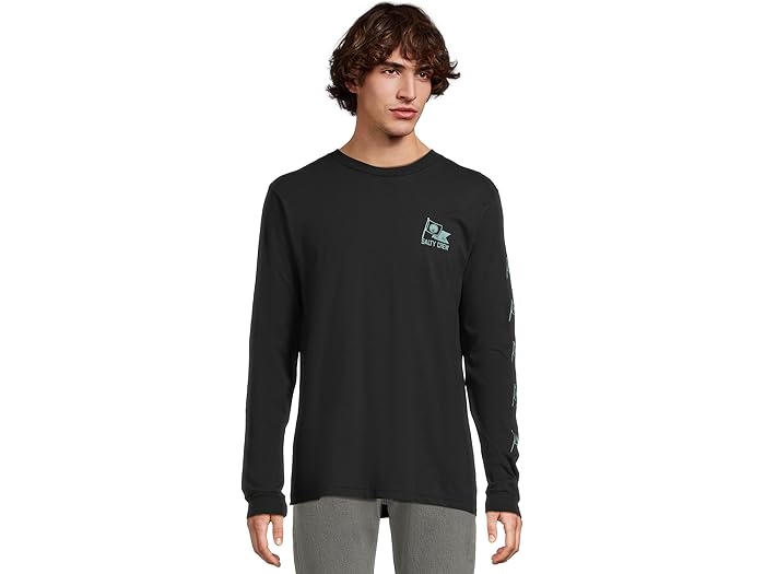 (取寄) ソルティ クルー メンズ フロッグ デイ ロング スリーブ ティー Salty Crew men Flag Day Long Sleeve Tee Black