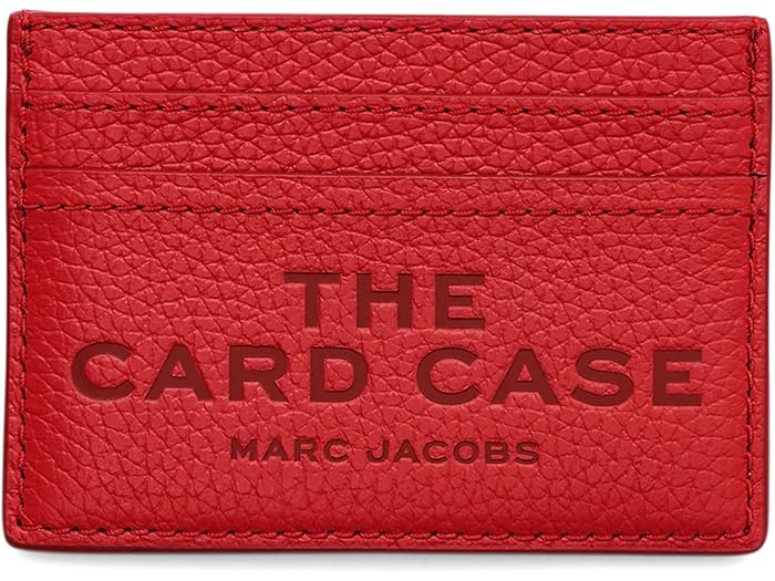(取寄) マークジェイコブス レディース ザ レザー カード ケース Marc Jacobs women The Leather Card Case True Red(4)