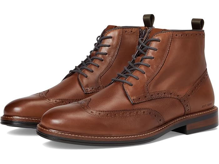 (取寄) ジョンストン&マーフィー メンズ ダラム エンボス ウイング ティップ シアリング ブーツ Johnst..