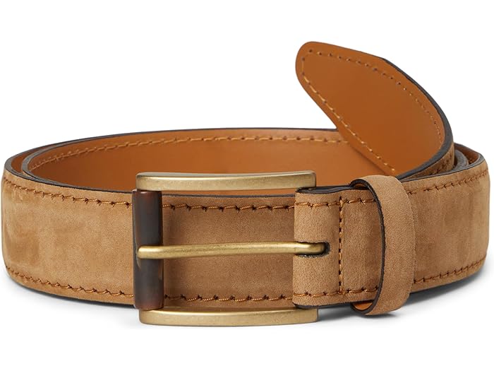 (取寄) ジョンストン&マーフィー メンズ ハートフォード ヌバック ベルト Johnston & Murphy men Hartford Nubuck Belt Camel