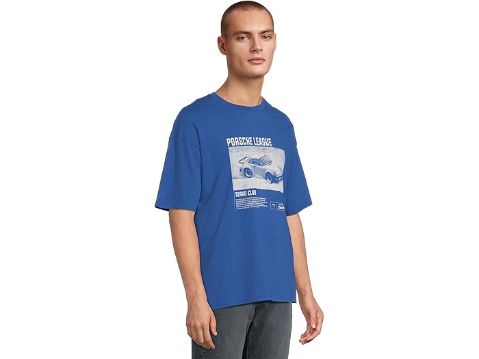 (取寄) プーマ メンズ ポルシェ レガシー グラフィック T-シャツ PUMA men Porsche Legacy Graphic T-Shirt Clyde Royal
