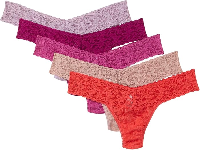 (取寄) ハンキー パンキー レディース シグニチャー レース ロウ ライズ トング 5 パック Hanky Panky ..