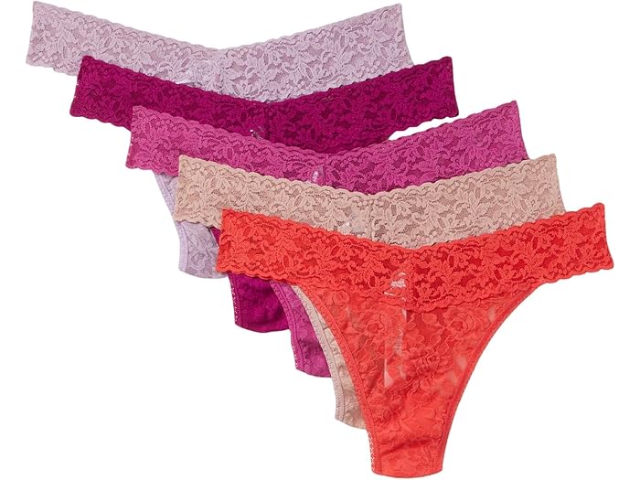 (取寄) ハンキー パンキー レディース 5-パック シグニチャー レース オリジナル ライズ トング Hanky ..