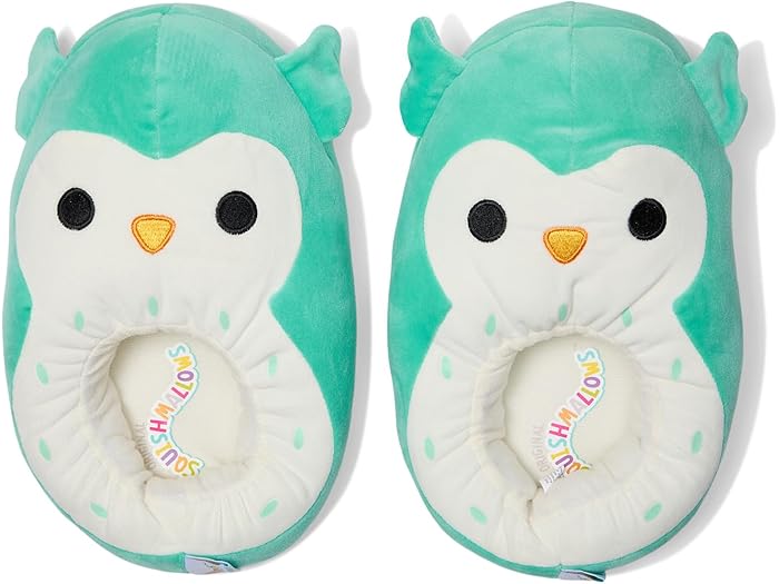 (取寄) ジョズモ キッズ アウル スリッパ (リトル キッド/トドラー) Josmo kids Squishmallow Owl Slip..