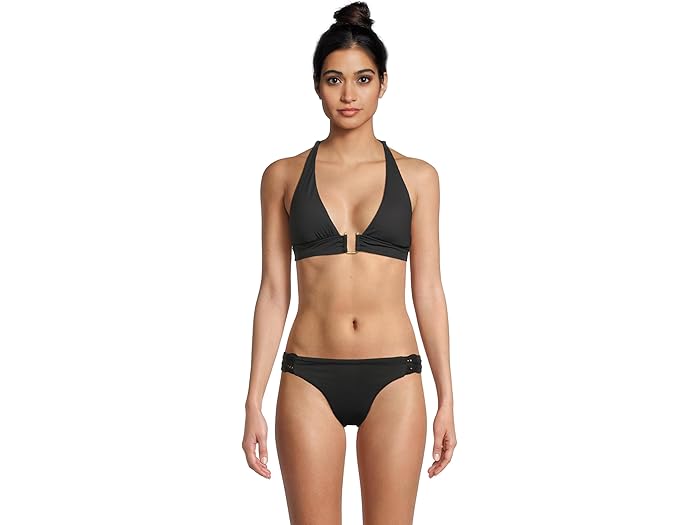 (取寄) ベッカ レディース モダン エッジ リブ ミラ バックル ホルター トップ BECCA women Modern Edg..