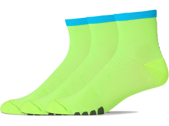 (取寄) ユーロソックス バイク クオーター コンプレッション 3-パック Eurosock Bike Quarter Compression 3-Pack Lime