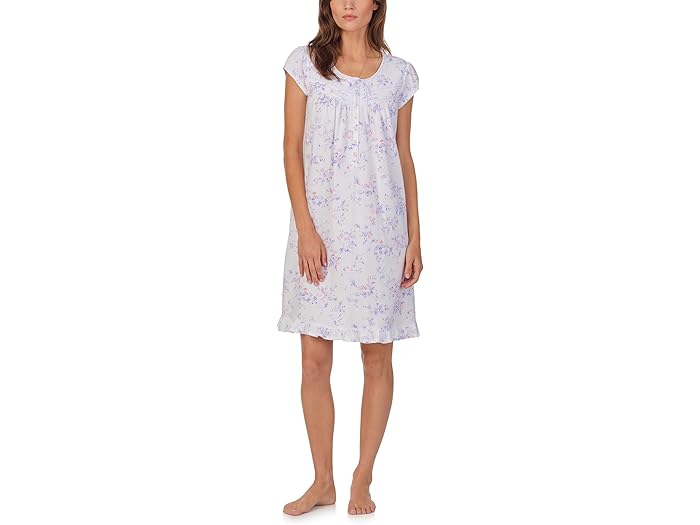 (取寄) アイリーン ウエスト レディース キャップ スリーブ ニット ショート ガウン Eileen West women..