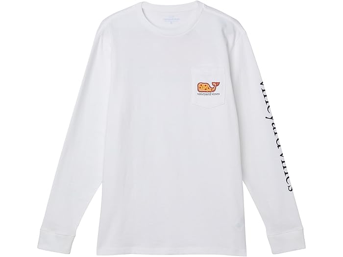 楽天ジェットラグ楽天市場店（取寄） ヴィンヤードヴァインズ キッズ ボーイズ ゲーム デイ ロング-スローブ ポケット ティー （トドラー/リトル キッド/ビッグ キッド） Vineyard Vines Kids boys Game Day Long-Sleeve Pocket Tee （Toddler/Little Kid/Big Kid） White Cap