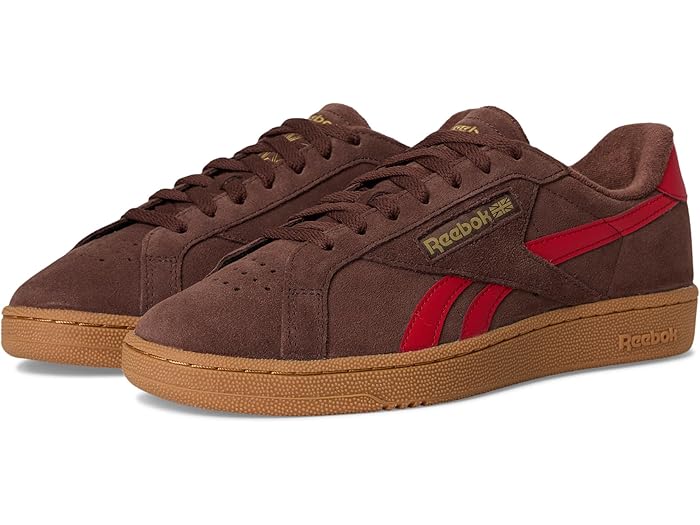 (取寄) リーボック ライフスタイル クラブ シー グラウンズ UK Reebok Lifestyle Club C Grounds UK Campus Brown/Vector Red/Gum