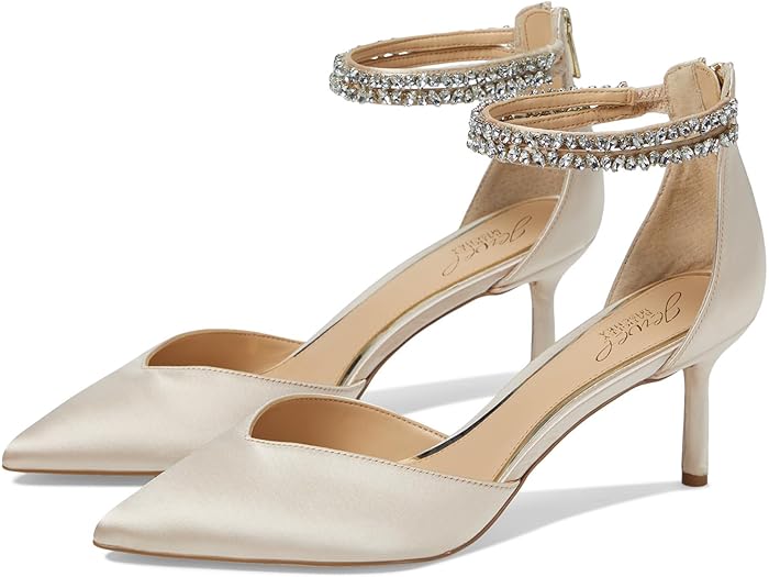 (取寄) ジュエル バッジェリー ミシュカ レディース マヤ Jewel Badgley Mischka women Maya Champagne