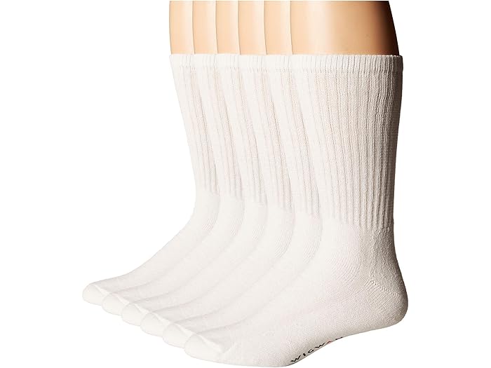 (取寄) ウィグワム スーパー 60 クルー 6 パック Wigwam Super 60 Crew 6 Pack White