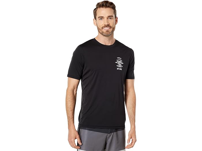 (取寄) リップ カール メンズ アイコンズ サーフライト S/S UV ティー Rip Curl men Icons Surflite S/S UV Tee Black