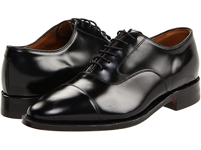 (取寄) ジョンストン&マーフィー メンズ メルトン クラシック ドレス キャップ トゥ オックスフォード Johnston & Murphy men Melton Classic Dress Cap Toe Oxford Black Brushed Veal