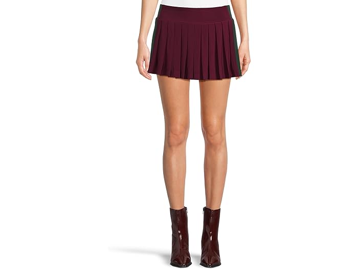 (取寄) ノーマ カマリ レディース サイド ストライプ プリーツ ピックルボール スカート Norma Kamali ..