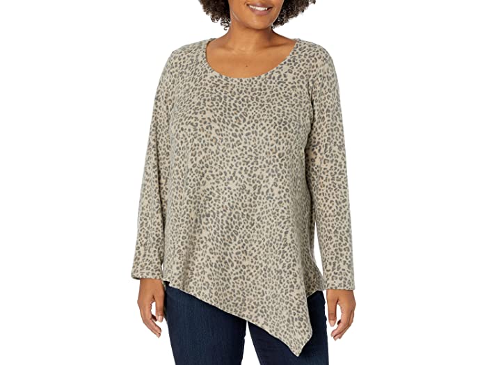 (取寄) カレンケーン レディース ウィメンズ アシンメトリック トップ Karen Kane women Womens Asymmetric Top Leopard