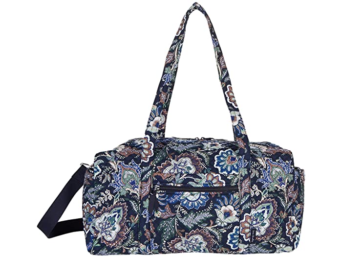 (取寄)ヴェラブラッドリーコットンミディアムトラベルダッフルバッグVeraBradleyCottonMediumTravelDuffelBagJavaNavyCamo