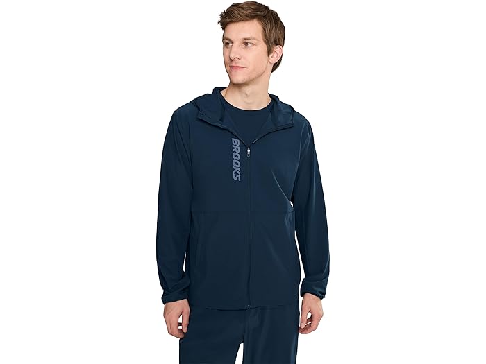 (取寄) ブルックス メンズ キャノピー ジャケット Brooks men Canopy Jacket Midnight Run