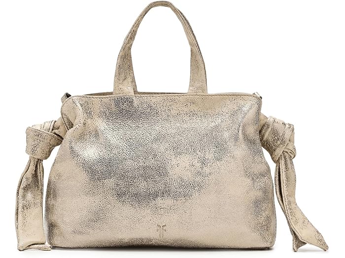 (取寄) フライ レディース ノラ サッチェル Frye women Nora Satchel Cream Metallic