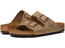 (取寄) ビルケンシュトック アリゾナ ソフト フットベッド - レザー (ユニセックス) Birkenstock Arizona Soft Footbed - Leather (Unisex) Tobacco