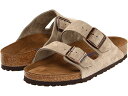 (取寄) ビルケンシュトック アリゾナ ソフト フットベッド - スエード (ユニセックス) Birkenstock Arizona Soft Footbed - Suede (Unisex) Taupe Suede