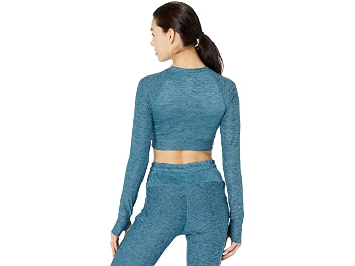 (取寄) ユーエフシー レディース ロング スリーブ クルー ネック クロップド プルオーバー UFC women Long Sleeve Crew Neck Cropped Pullover Porcelain Blue