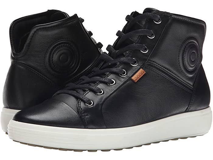 ()  ǥ ե 7 ϥ ȥå ECCO women ECCO Soft 7 High Top Black/Black