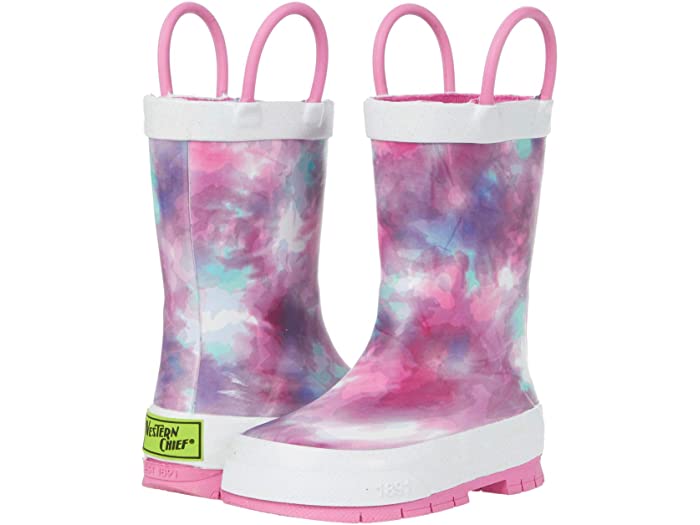 (取寄) ウエスタンチーフ キッズ ガールズ タイダイ レイン ブーツ (トドラー/リトル キッズ/ビック キッズ) Western Chief Kids girls Tie-Dye Rain Boots (Toddler/Little Kid/Big Kid) Fuchsia