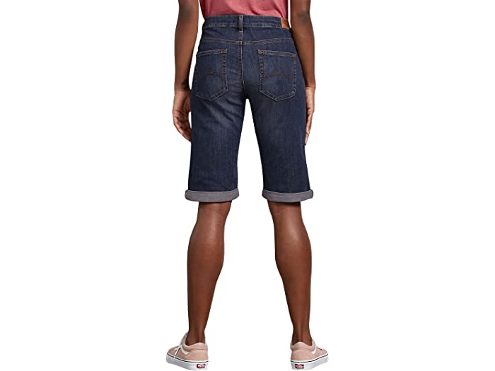 (取寄) ディッキーズ レディース ウィメンズ パーフェクト シェイプ デニム バミューダ ショーツ Dickies women Womens Perfect Shape Denim Bermuda Shorts Stonewashed Indigo Blue