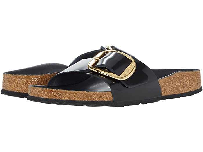 (取寄) ビルケンシュトック レディース マドリッド ビッグ バックル Birkenstock women Madrid Big Buckle High Shine Black Leather