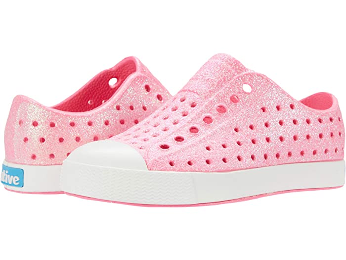 () lCeBuV[Y LbY K[Y WFt@[\ uO Ob^[ (gh[/g LbY) Native Shoes Kids girls Native Shoes Kids Jefferson Bling Glitter (Toddler/Little Kid) Floyd Pink Bling Glitter/Shell White