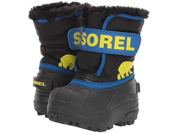 (取寄) ソレル キッズ ボーイズ スノー コマンダー (トドラー) SOREL Kids boys Snow Commander (Toddler) Black/Super Blue 1