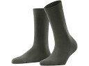 (取寄) ファルケ レディース ファミリー コットン クルー ソックス Falke women Falke Family Cotton Crew Socks Military