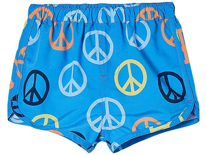 (取寄) コットン オン キッズ スティーヴ スイム ショーツ (インファント/トドラー) COTTON ON kids Steve Swim Shorts (Infant/Toddler) Blue Bell/Multi Peace Signs