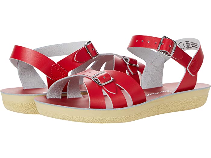 (取寄) ソルト ウォーター サンダル バイ ホイ シューズ ガールズ ボードウォーク (ビッグ キッズ/アダルト) Salt Water Sandal by Hoy Shoes girls Salt Water Sandal by Hoy Shoes Boardwalk (Big Kid/Adult) Red