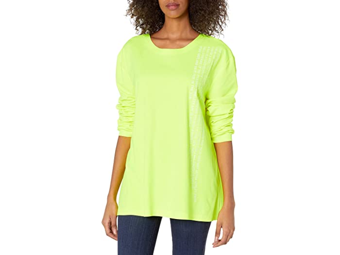 (取寄)ノーマカマリウィメンズシャツNormaKamaliWomensShirtNeonYellow/White