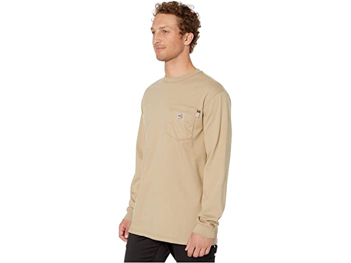 (取寄)カーハートフレームレジスタントフォースコットンロングスリーブTシャツCarharttFlame-Resistant(FR)ForceCottonLongSleeveT-ShirtKhaki