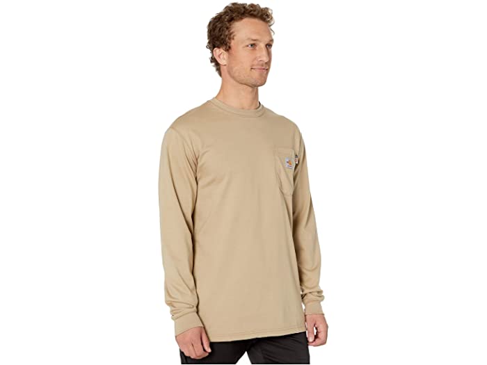 (取寄)カーハートフレームレジスタントフォースコットンロングスリーブTシャツCarharttFlame-Resistant(FR)ForceCottonLongSleeveT-ShirtKhaki