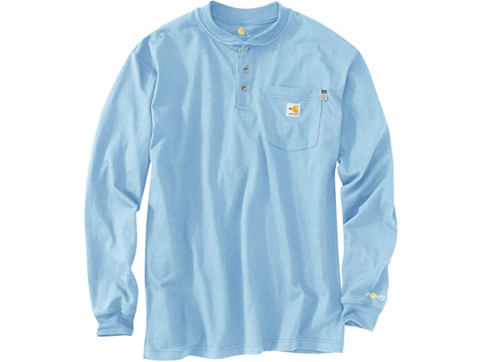 (取寄)カーハートフレームレジスタントフォースコットンロングスリーブヘンリーCarharttFlame-ResistantForceCottonLongSleeveHenleyMediumBlue