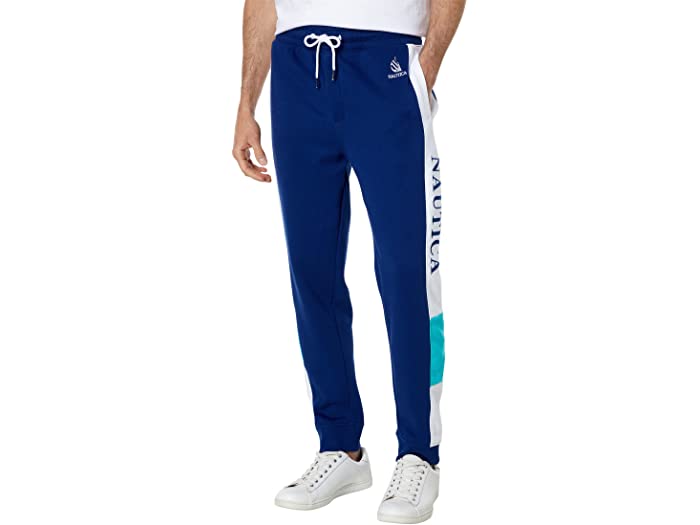 (取寄)ノーティカサステナブリークラフテッドリイシューカラーブロックロゴジョガーNauticaSustainablyCraftedReissueColor-BlockLogoJoggersBlueDepths