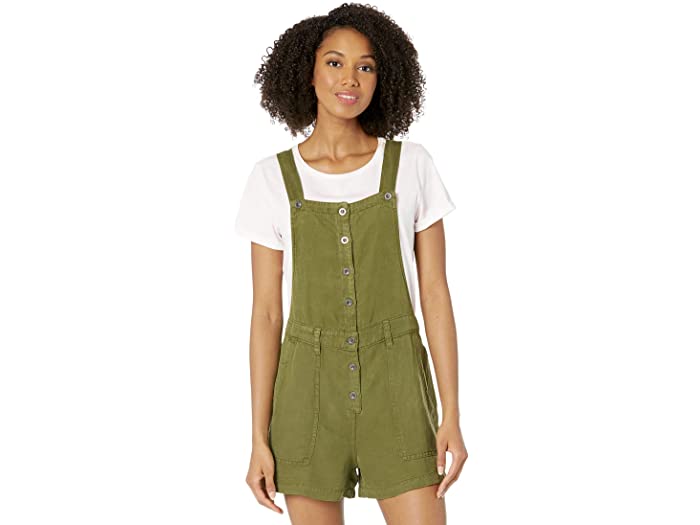 (取寄) ベラダール レディース スティービー カフド オーバーオール bella dahl women Stevie Cuffed Overalls Fresh Olive