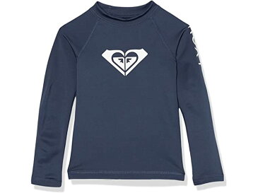 (取寄) ロキシー キッズ ガールズ ホール ハーティッド ロング スリーブ ラッシュガード (ビッグ キッズ) Roxy Kids girls Whole Hearted Long Sleeve Rashguard (Big Kids) Mood Indigo