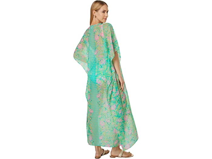 (取寄) リリー ピュリッツァー レディース クーカ カバーアップ Lilly Pulitzer women Cuca Cover-Up Surf Blue Oh Diamond Girl