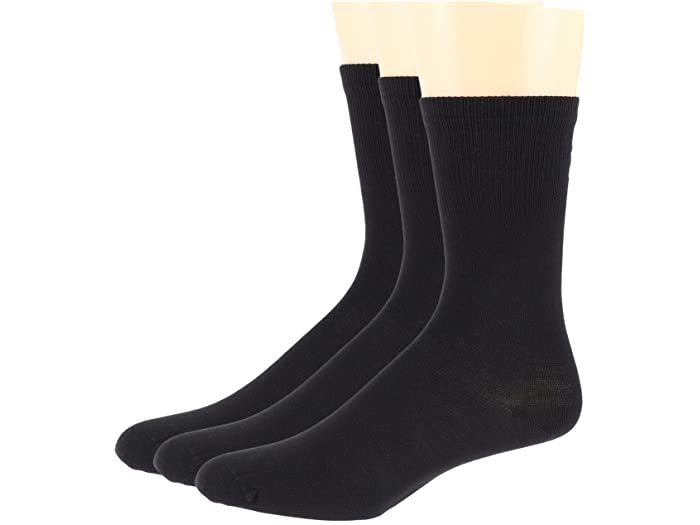 () ޡȥ 饷å ϥ  å 饤ʡ 롼 3-ѥå Smartwool Classic Hike Zero Cushion Liner Crew 3-Pack Black