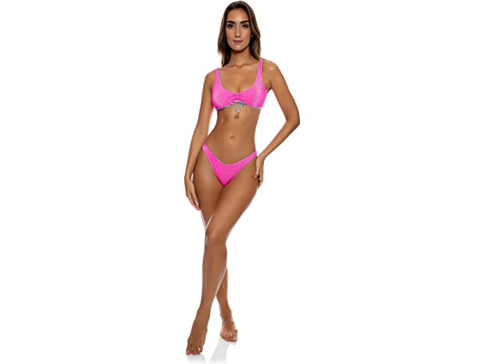 (取寄) ルリ ファマ レディース エレクトリック リバーシブル スクープ ネック ドローストリング トップ Luli Fama women Shes Electric Reversible Scoop Neck Drawstring Top Multicolor