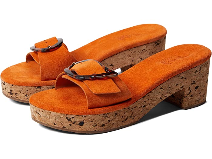 (取寄) エンシェントグリークサンダルズ アグライア コルク クロッグ Ancient Greek Sandals Aglaia Cork Clog Orange