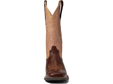 (取寄) アリアット レディース ラウンド アップ ワイド スクエア トゥ ウェスタン ブート Ariat women Round Up Wide Square Toe StretchFit Western Boot Festival Brown/Champagne
