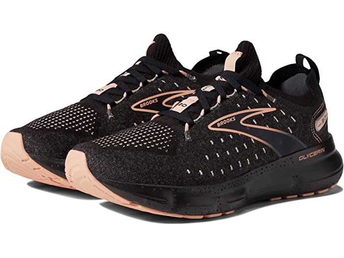 (取寄) ブルックス レディース グリセリン ステルスフィット 20 Brooks women Brooks Glycerin StealthFit 20 Black/Pearl/Peach